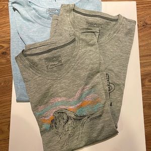 3 Patagonia Capilene Cool Daily tees S